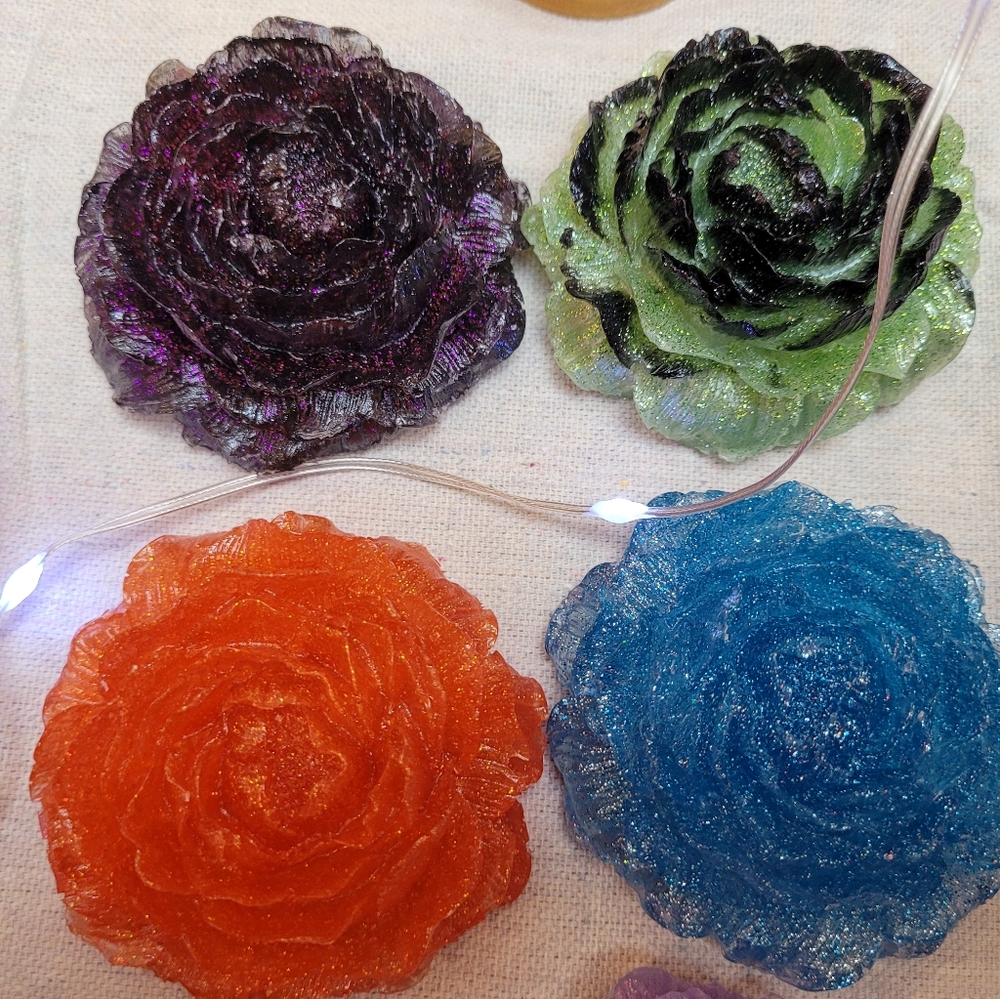 Epoxy Resin Flower Decor
